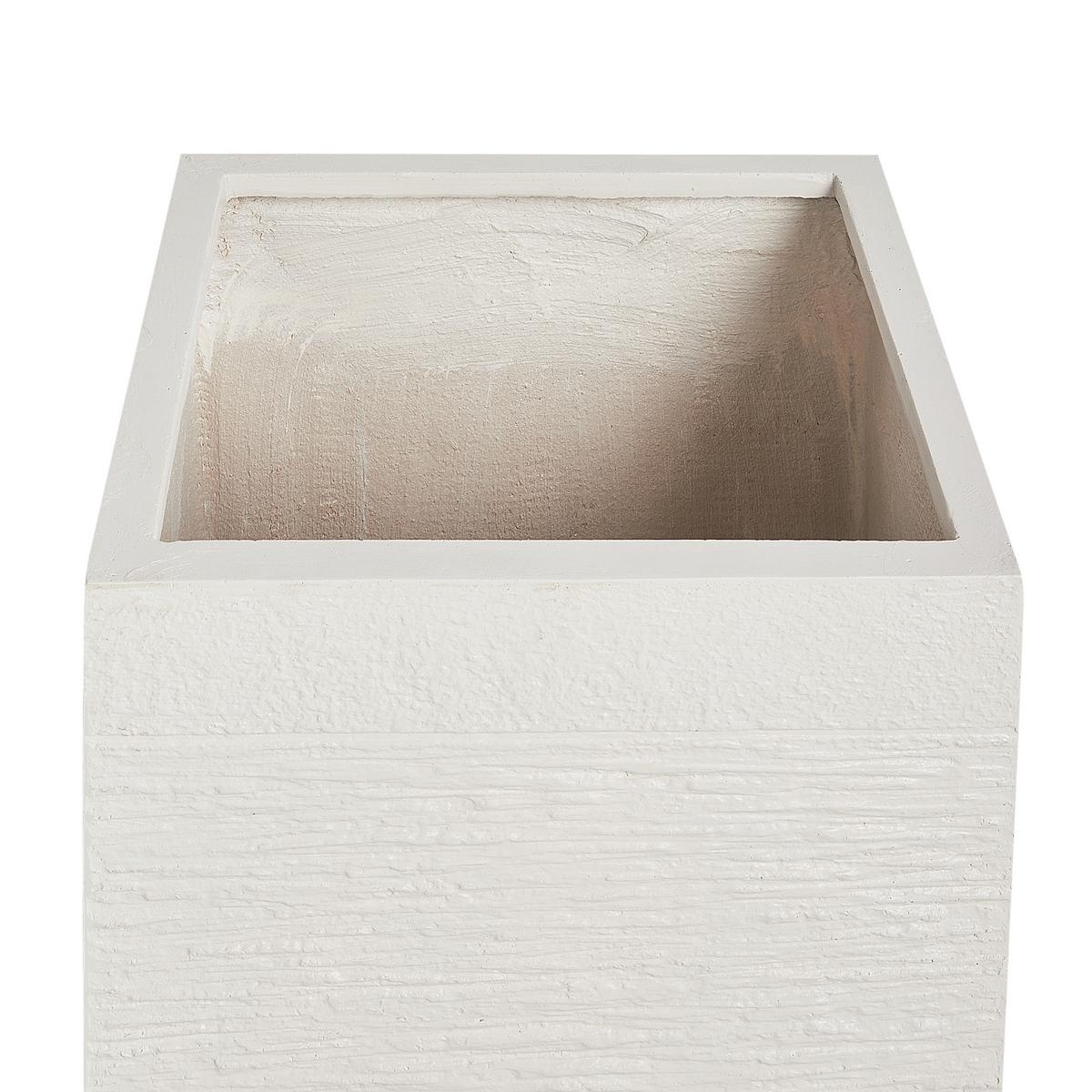 BLUMENTOPF Beige Dion - Beige, Naturmaterialien (77cm) - Beliani