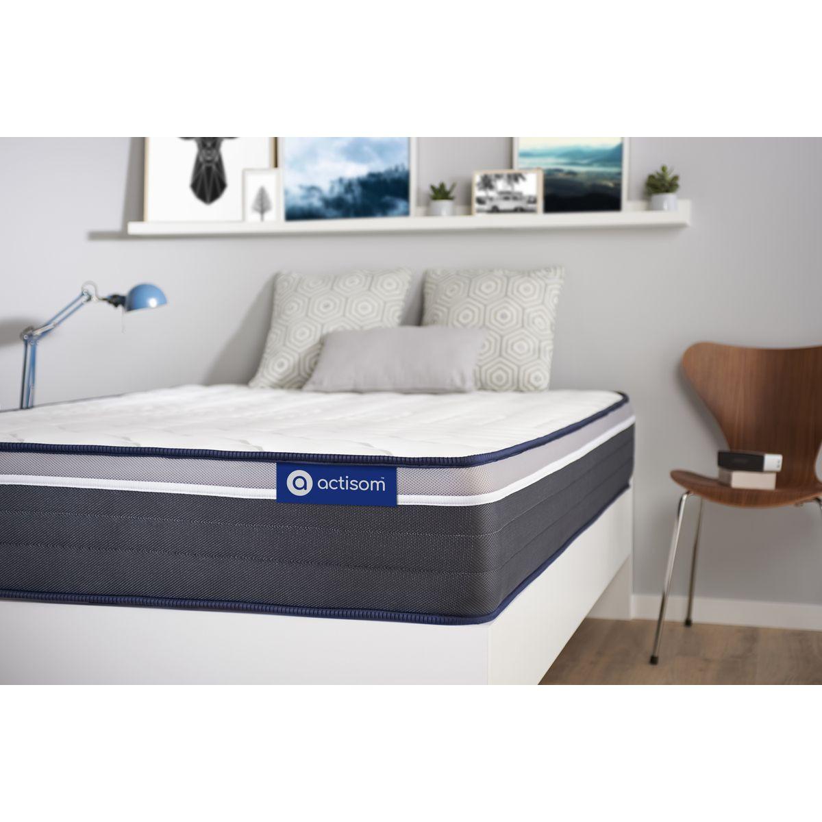 MATRATZE Actimemo plus Memory-Schaum 80 x 200 cm h4 - Weiß, Textil (80/200cm) - ACTISOM