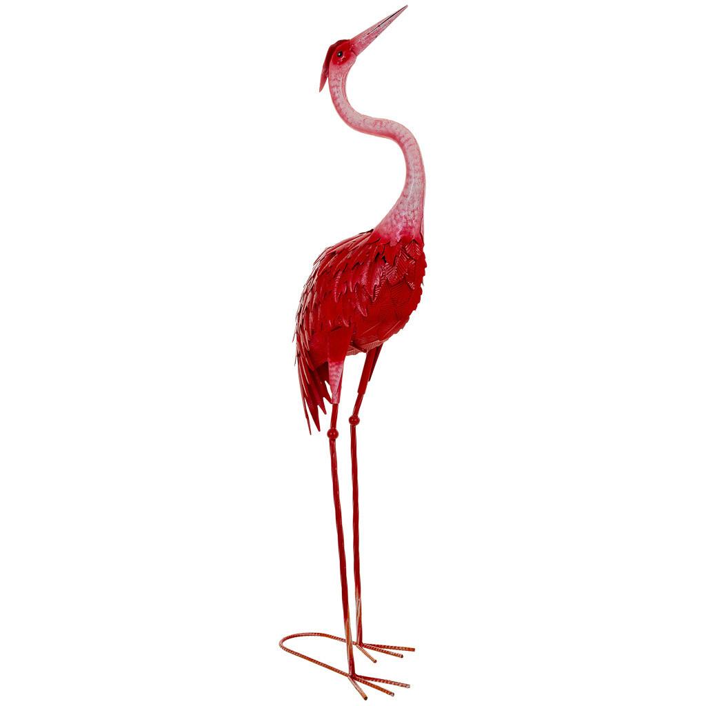 FIGUR aus metall 26x20x92cm - Rot, Metall (26/92/20cm) - Wanderlust
