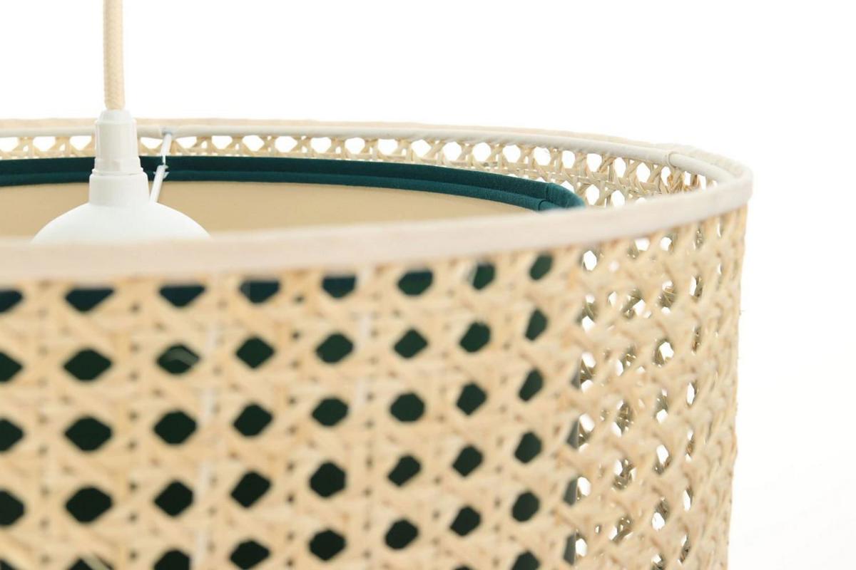 HÄNGELEUCHTE Beige 40/25 cm - Beige, Kunststoff (40/1/25cm) - ONZENO