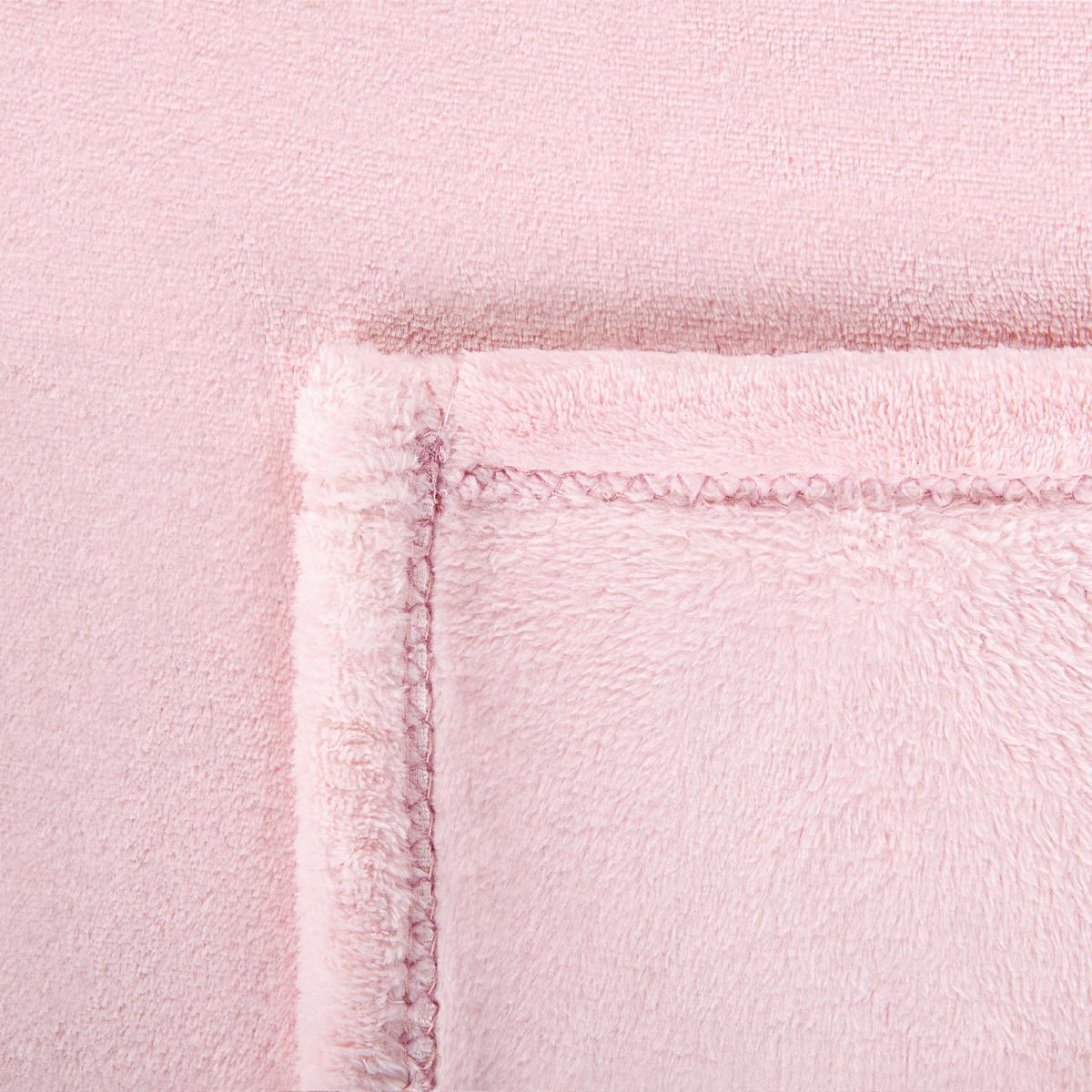 DECKE Rosa Bayburt 200/220 cm - Pink, Textil (200/220cm) - Beliani