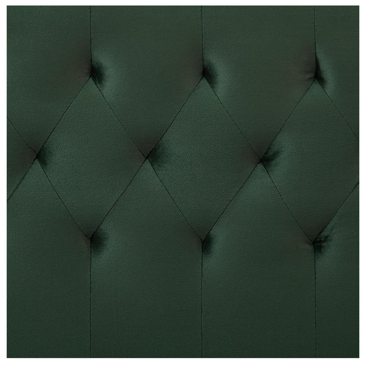 POLSTERBETT GLAMOUR 140x200 cm grün - Grün, Textil (140/200cm) - CARO-Möbel