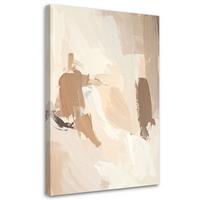 LEINWANDBILD Abstraktion 40x60cm - Beige, Textil (40/60cm) - Feeby