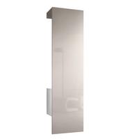 GARDEROBE Carlton Paneel in Sandgrau Hochglanz - Sandfarben, Holzwerkstoff (52/193/35cm) - Vladon