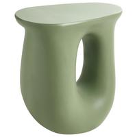 BEISTELLTISCH 42/28 cm Hellgrün Idro - Hellgrün, Keramik (42/28/46cm) - Beliani