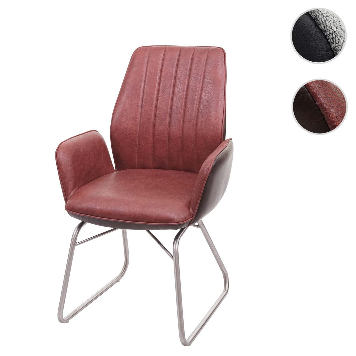 ESSZIMMERSTUHL Rotbraun - Rotbraun/Braun, Textil (62/90/56cm) - MCW