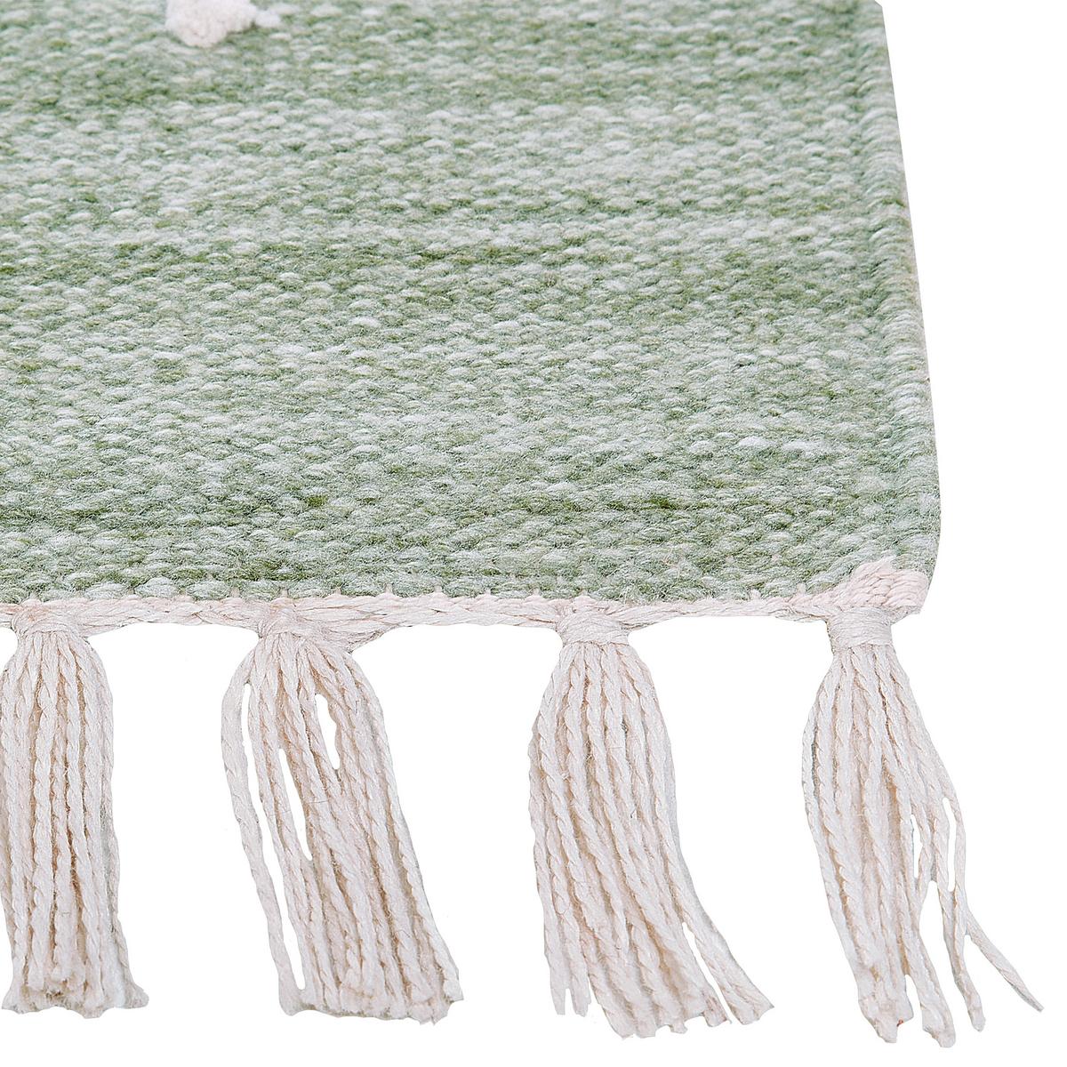 OUTDOOR-TEPPICH Yavu 150/80 cm - Grün, Kunststoff (80/150cm) - Beliani