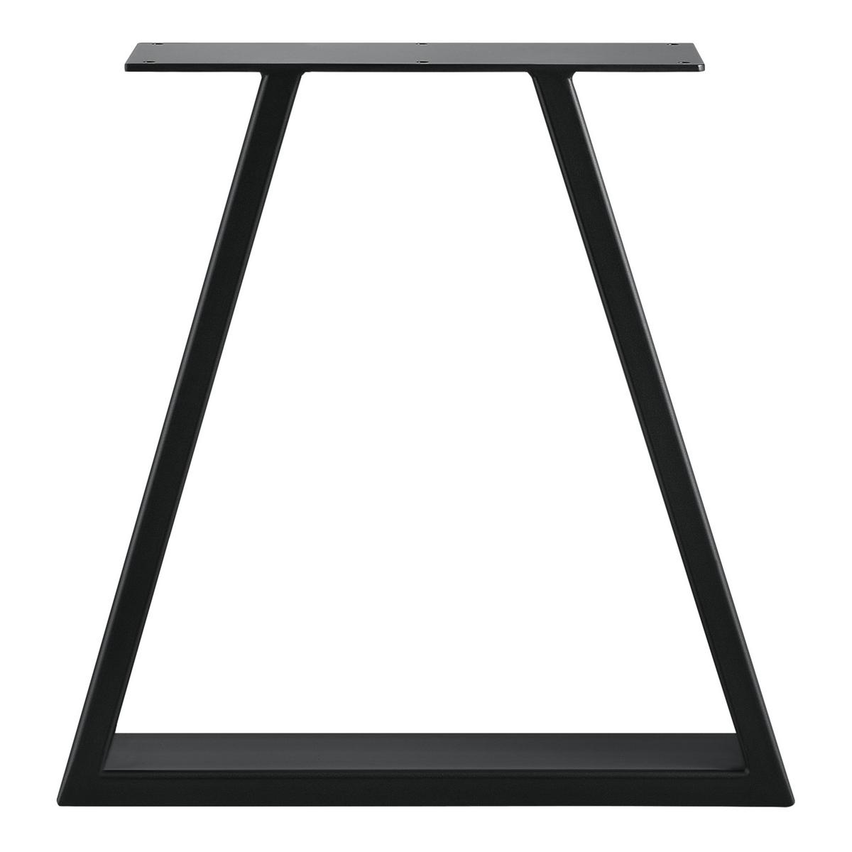 TISCHGESTELL-SET 2-TLG. Eschau - Schwarz, Metall (40/40/10cm) - [en.casa]