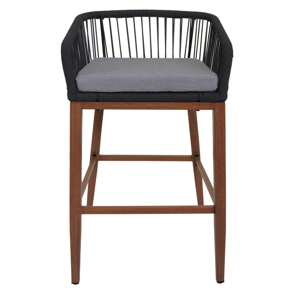 BARHOCKER Anthrazit, Hellgrau - Anthrazit/Hellgrau, Metall (51/92/53cm) - MCW