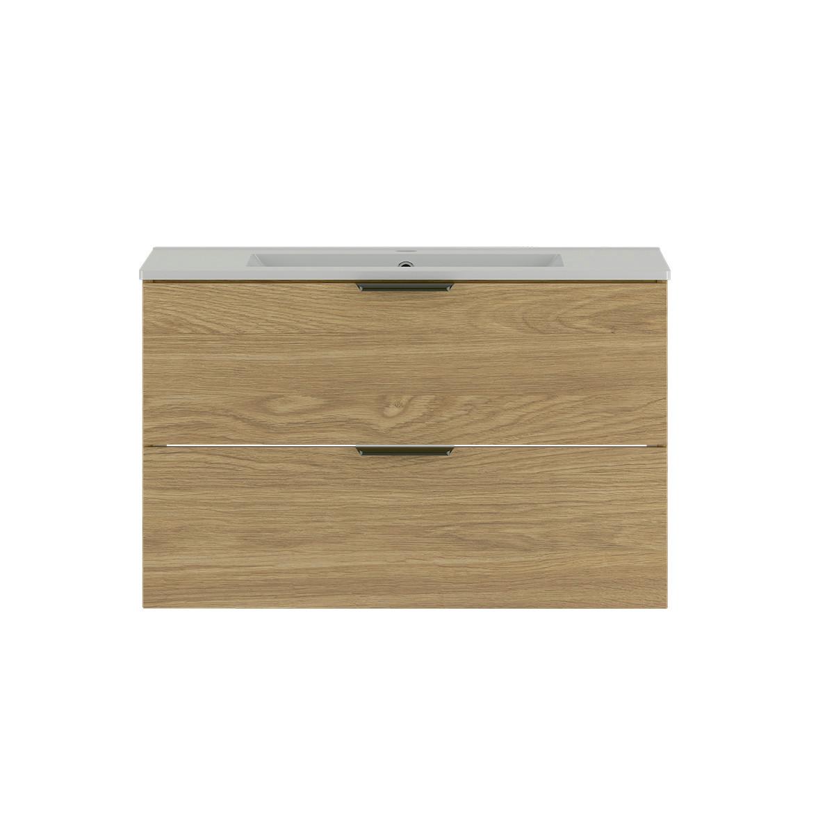 WASCHTISCH 80cm Astrid Holz - Braun, Holzwerkstoff (80/50/45.8cm) - Petits-meubles