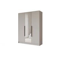 KLEIDERSCHRANK - LESE - 150 - Kaschmir - Kaschmir/Schwarz, Holzwerkstoff (150/200/51cm) - ALTDECOR