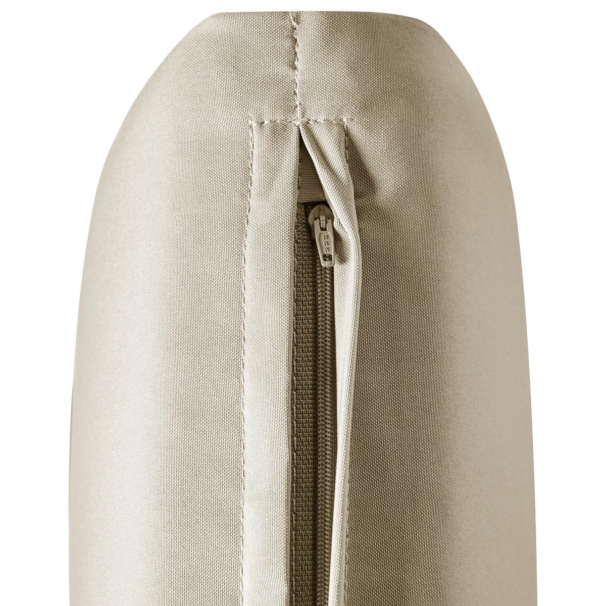 OUTDOOR-SITZKISSEN 6er-Set Taupe 50/45 cm Java/Amantea Premium - Taupe, Textil (71/71/50cm) - Beliani