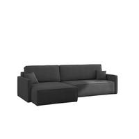 ECKSOFA Louis Scala - Dunkelgrau, Holzwerkstoff/Textil (250/142cm) - Fun Möbel