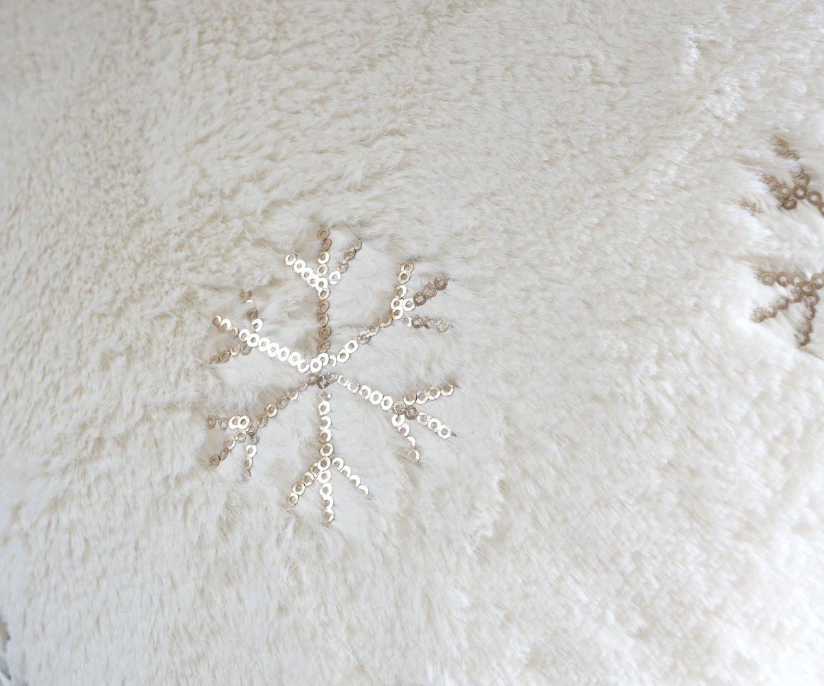 WOHNDECKE SCHNEE Weiß - Weiß, Textil (147/118cm) - MCW