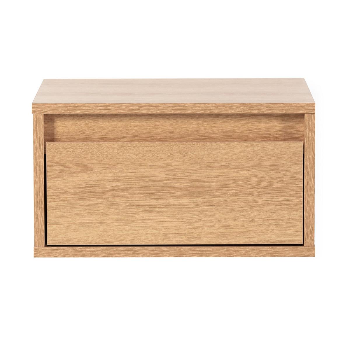 SCHWEBENDER NACHTTISCH Tori Eichenfarbe - Honigeiche, Holzwerkstoff (40/22/35cm) - VS Venta-stock