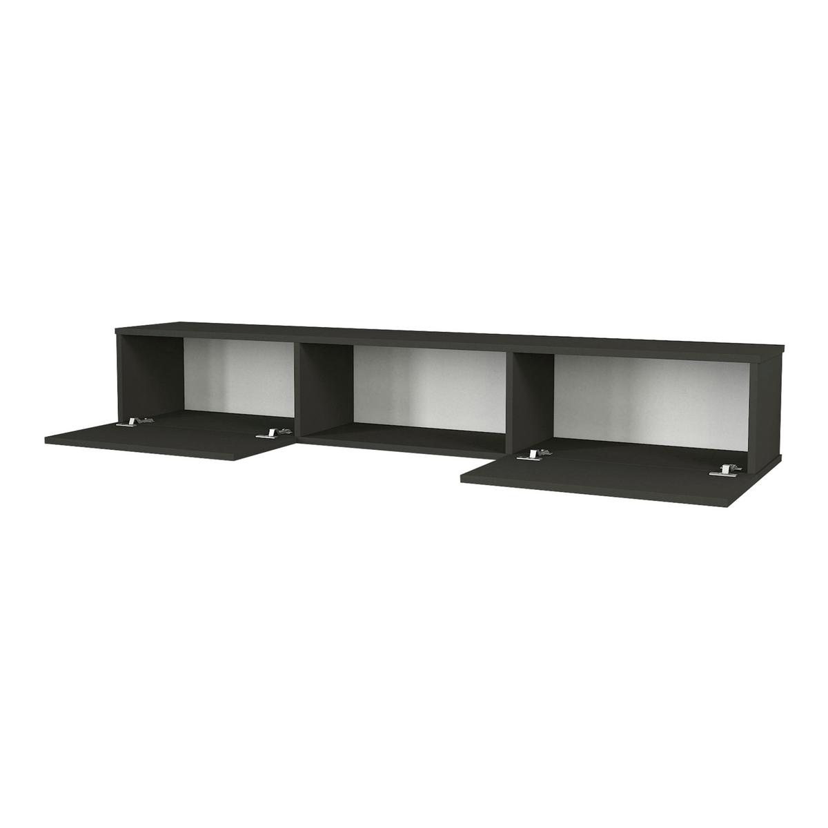 TV-ELEMENT Paltamo - Anthrazit, Holzwerkstoff (180/29.5/31cm) - [en.casa]