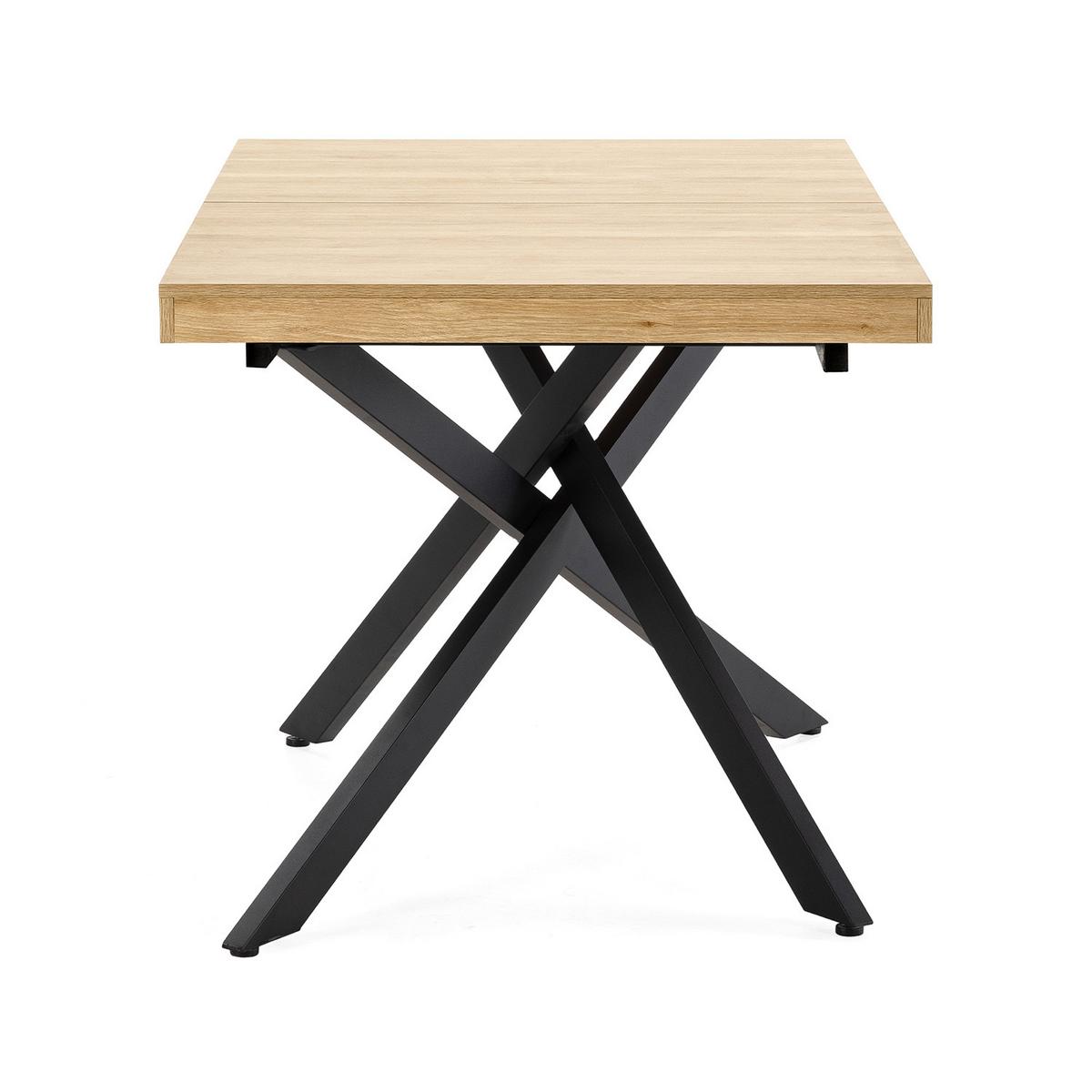 ESSTISCH Palermo Farbe Eiche, 140-180 cm - Eichefarben, Holzwerkstoff (80/140/75cm) - VS Venta-stock