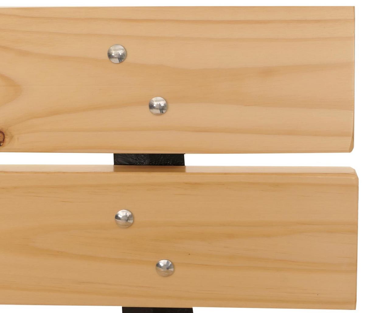 GARTENBANK Beige - Beige, Holz (170/78/62cm) - MCW