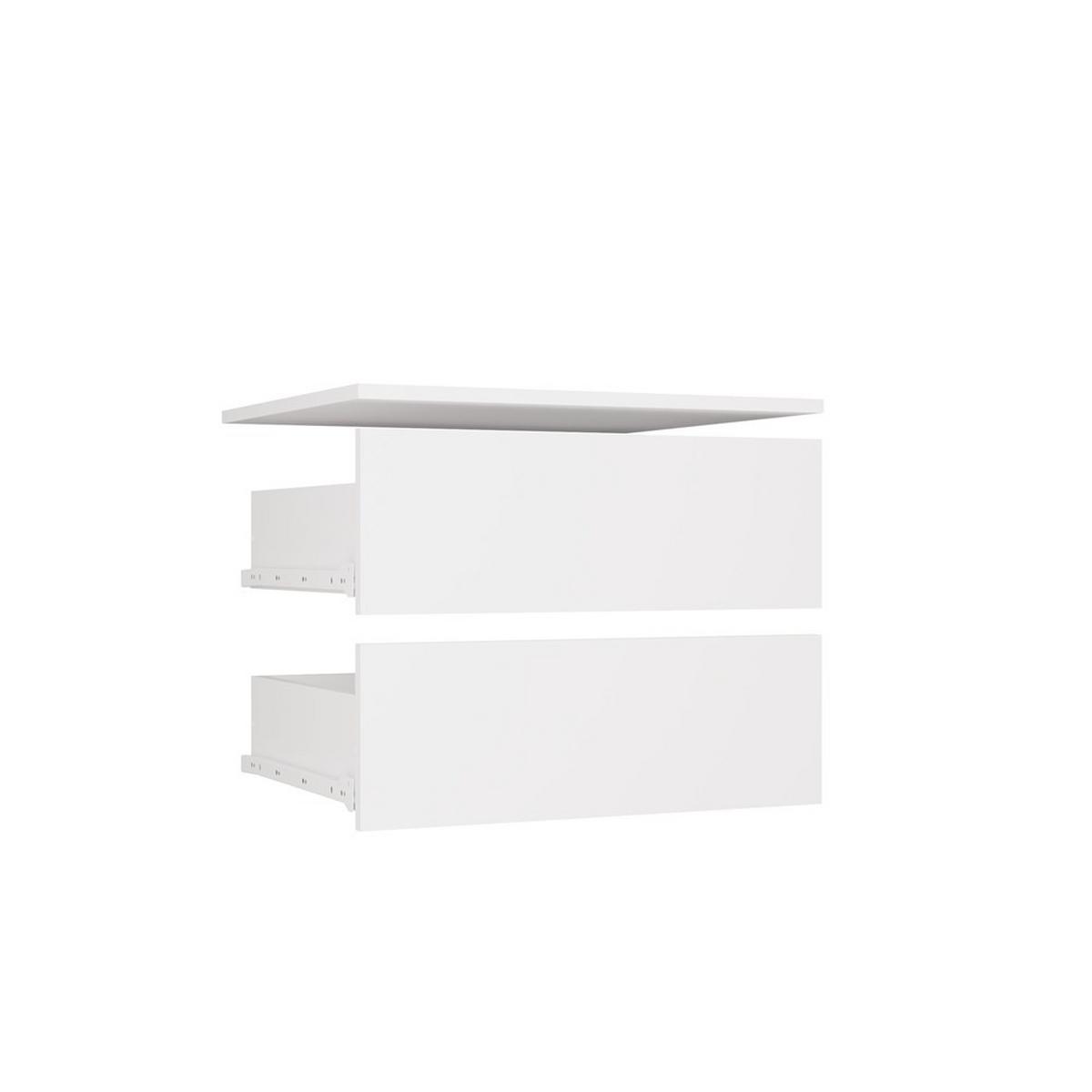 SCHUBLADEN Weiß 57/40/50 - Weiß, Holzwerkstoff (57/40/50cm) - RAUMHIRSCH FURNITURE