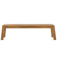 GARTENBANK Akazienholz hellbraun 160/36 cm Livorno - Hellbraun, Holz (169/46/45cm) - Beliani