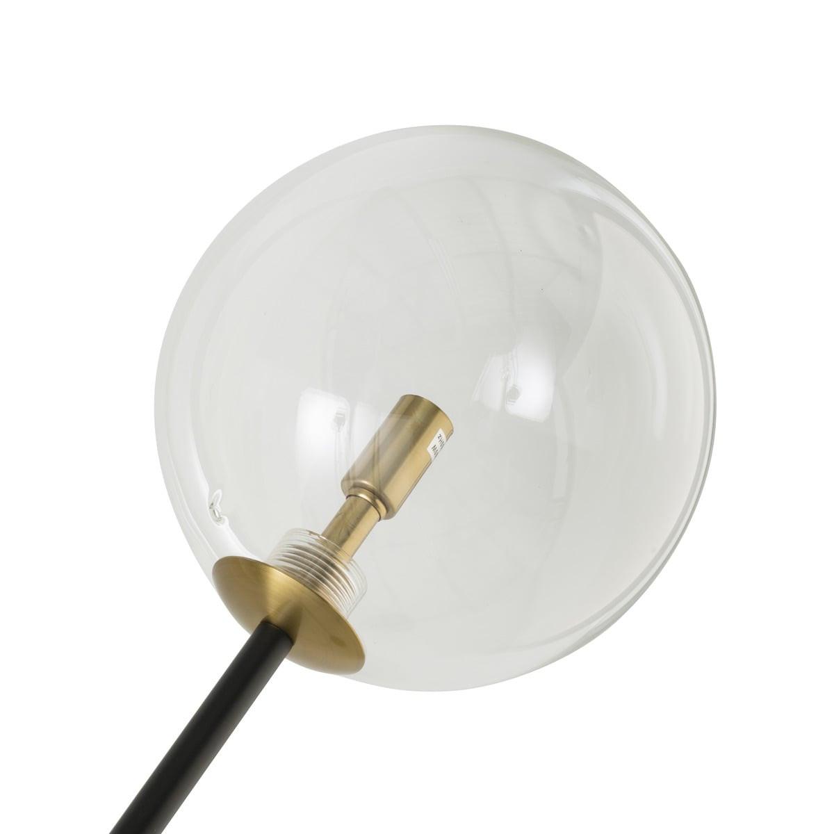 TISCHLAMPE Glaskugel B72 cm x H85 cm - Schwarz, Glas (31/75/85cm) - Signature