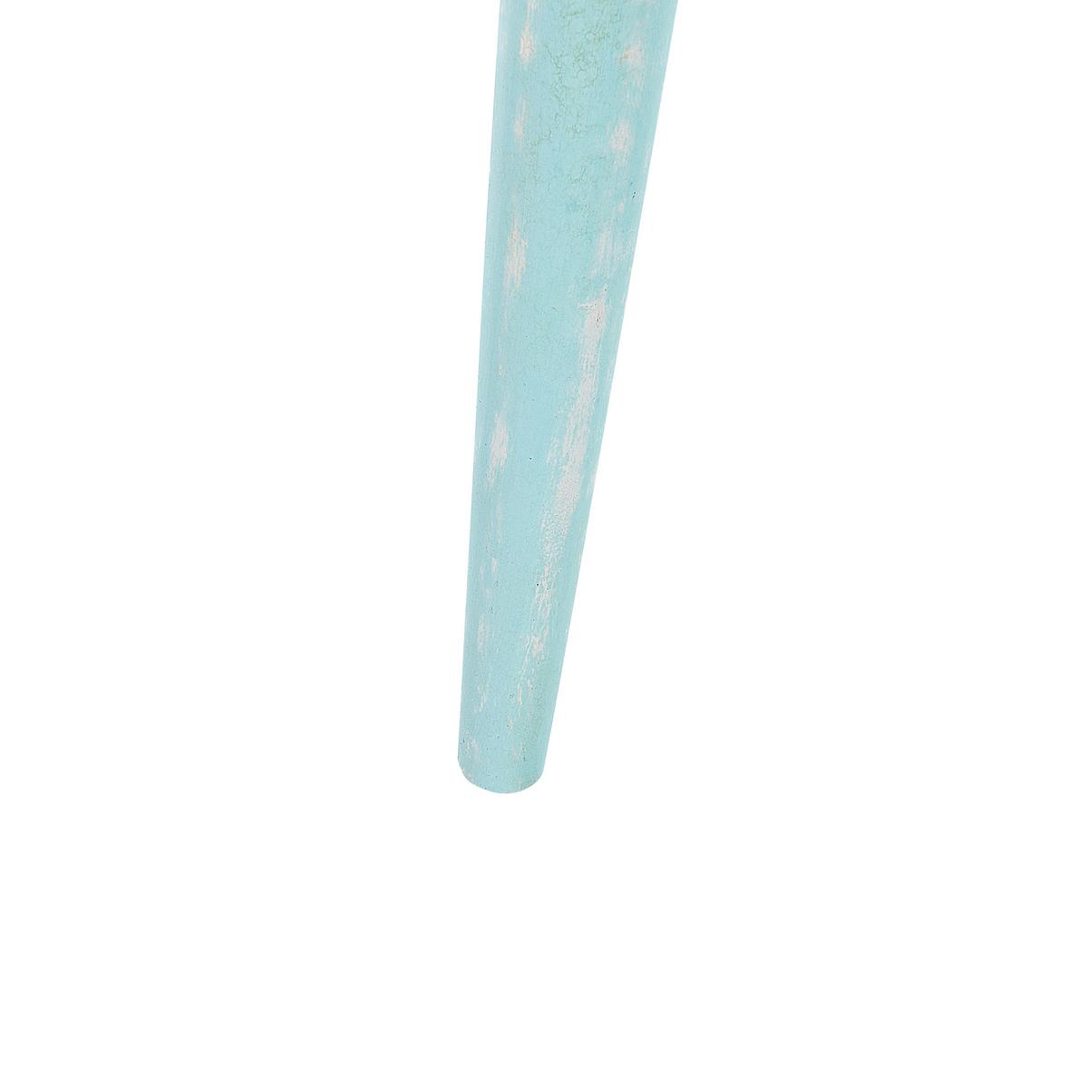 BEISTELLTISCH 2er-Set Achteckig Blau Kanri - Blau, Holzwerkstoff (42/42/45cm) - Beliani