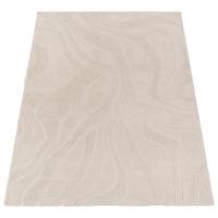 KURZFLORTEPPICH, einfarbig, aus Polypropylen, Florhöhe 14 mm, Creme, 80 x 150 cm - Beige, Textil (150/80cm) - KADIMA DESIGN