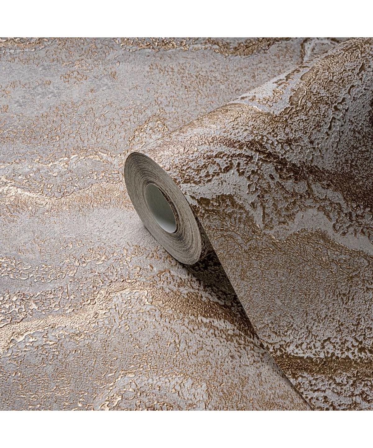 VLIESTAPETE Grau 53/1005 cm - Grau, Textil (53/1cm) - KUNSTLOFT