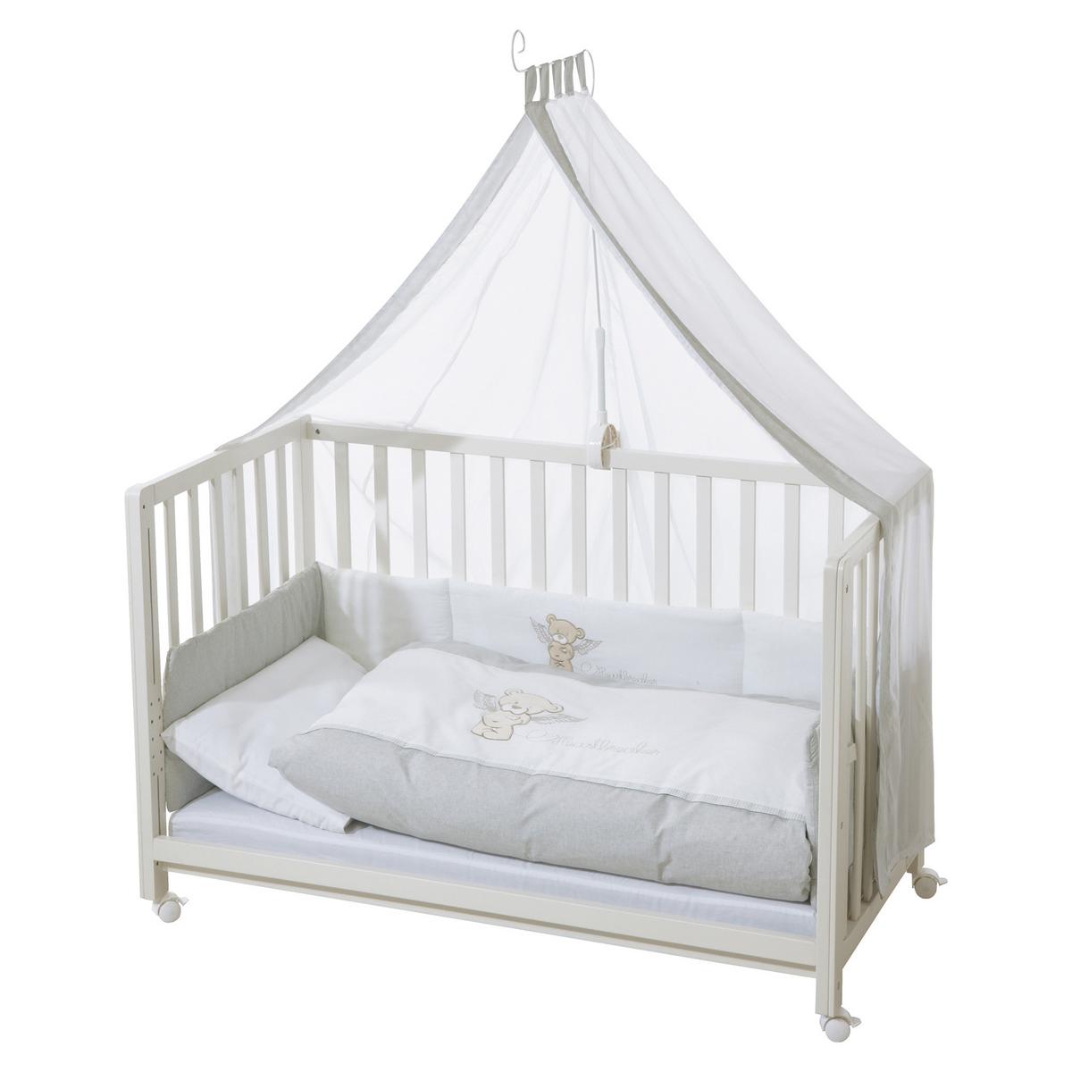 BABYBETT Heartbreakerbär 5er-Set 60 x 120 cm - Weiß, Holzwerkstoff (60/120cm) - Roba