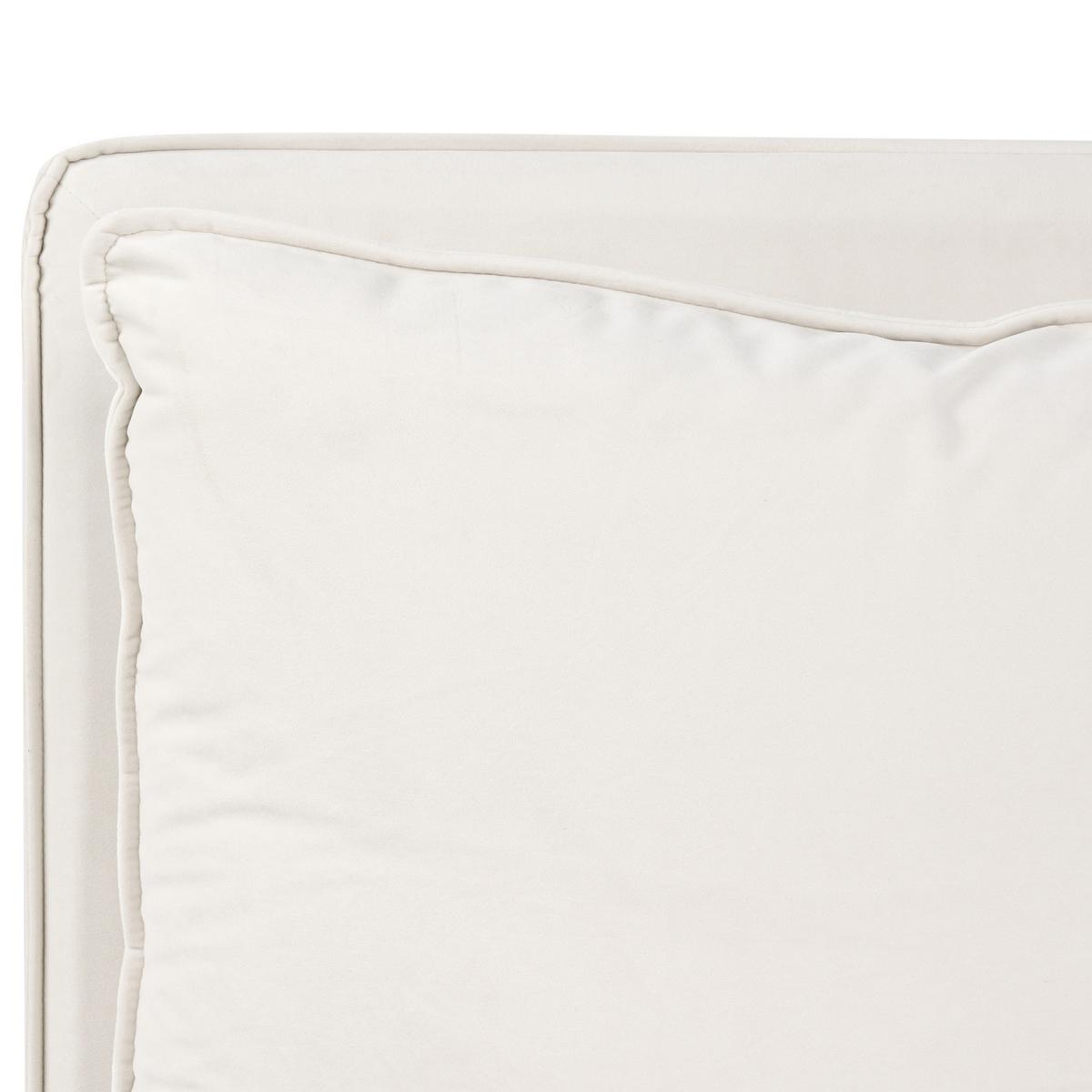 BETT mit Lattenrost 160/200 cm Hellbeige Bajonna - Beige/Schwarz, Textil (160/200cm) - Beliani