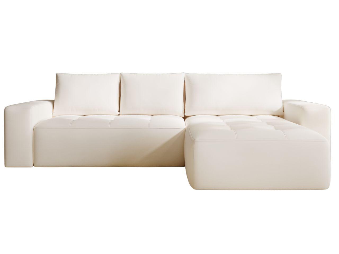 ECKSOFA Portland Creme Rechts - Creme, Holz/Kunststoff (250/165cm) - Graingold