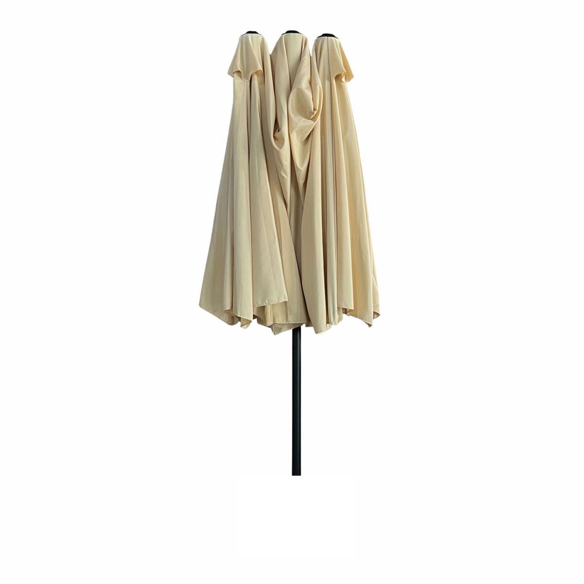 GARTENSCHIRM Beige 270/245/460 - Beige, Textil/Metall (270/460cm) - RAUMHIRSCH FURNITURE