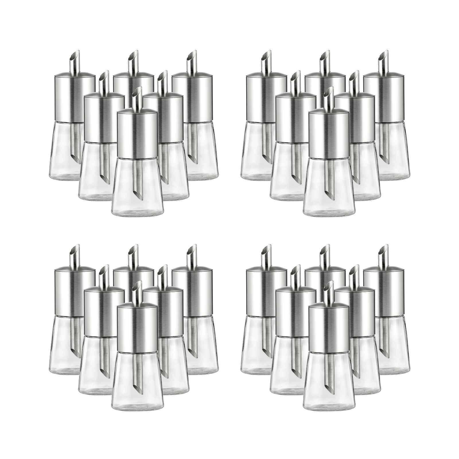 ZUCKERSTREUER Basic transparent-silber 15 cm 24er Set - Transparent/Silberfarben, Glas/Metall (7/16/7cm) - Ritzenhoff Breker