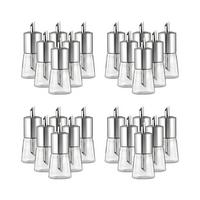 ZUCKERSTREUER Basic transparent-silber 15 cm 24er Set - Transparent/Silberfarben, Glas/Metall (7/16/7cm) - Ritzenhoff Breker