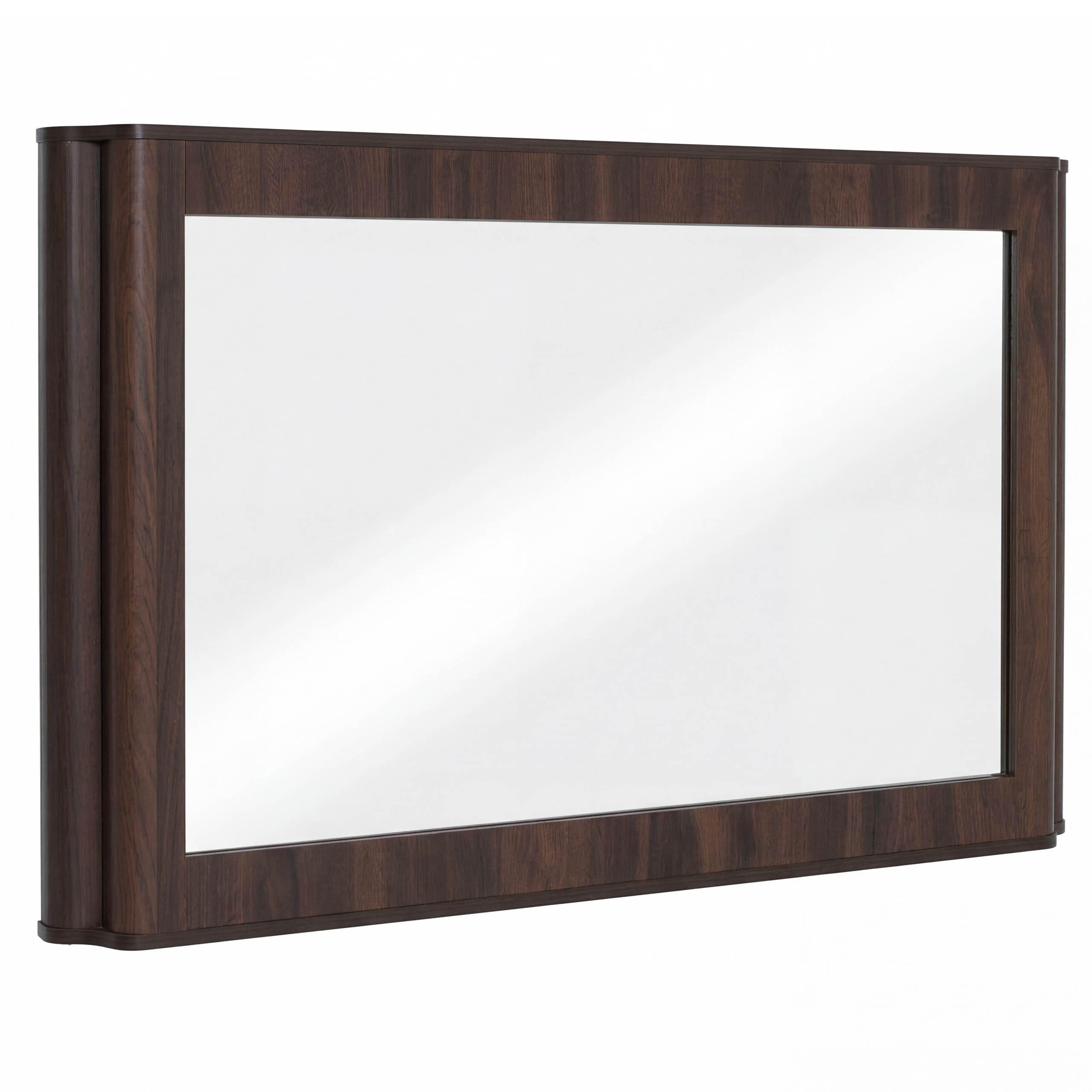 SPIEGEL Dunkelbraun - Dunkelbraun, Holz (120/80/10cm) - MCW