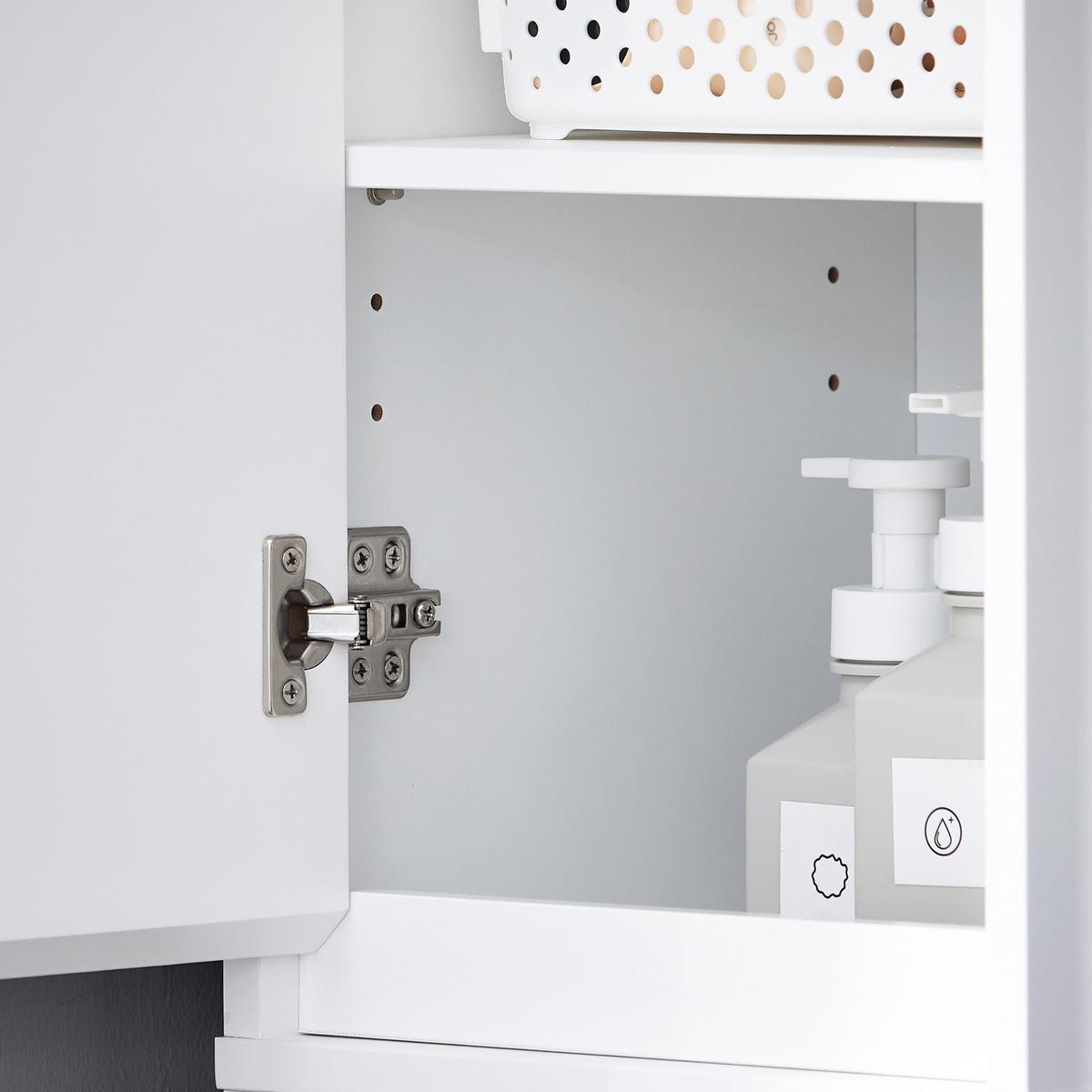 HOCHSCHRANK Weiß - Weiß, Holzwerkstoff (30/170/30cm) - SoBuy