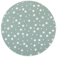 KINDER SPIEL TEPPICH STERNE RUND - Mintgrün, Textil (200/200cm) - Snapstyle