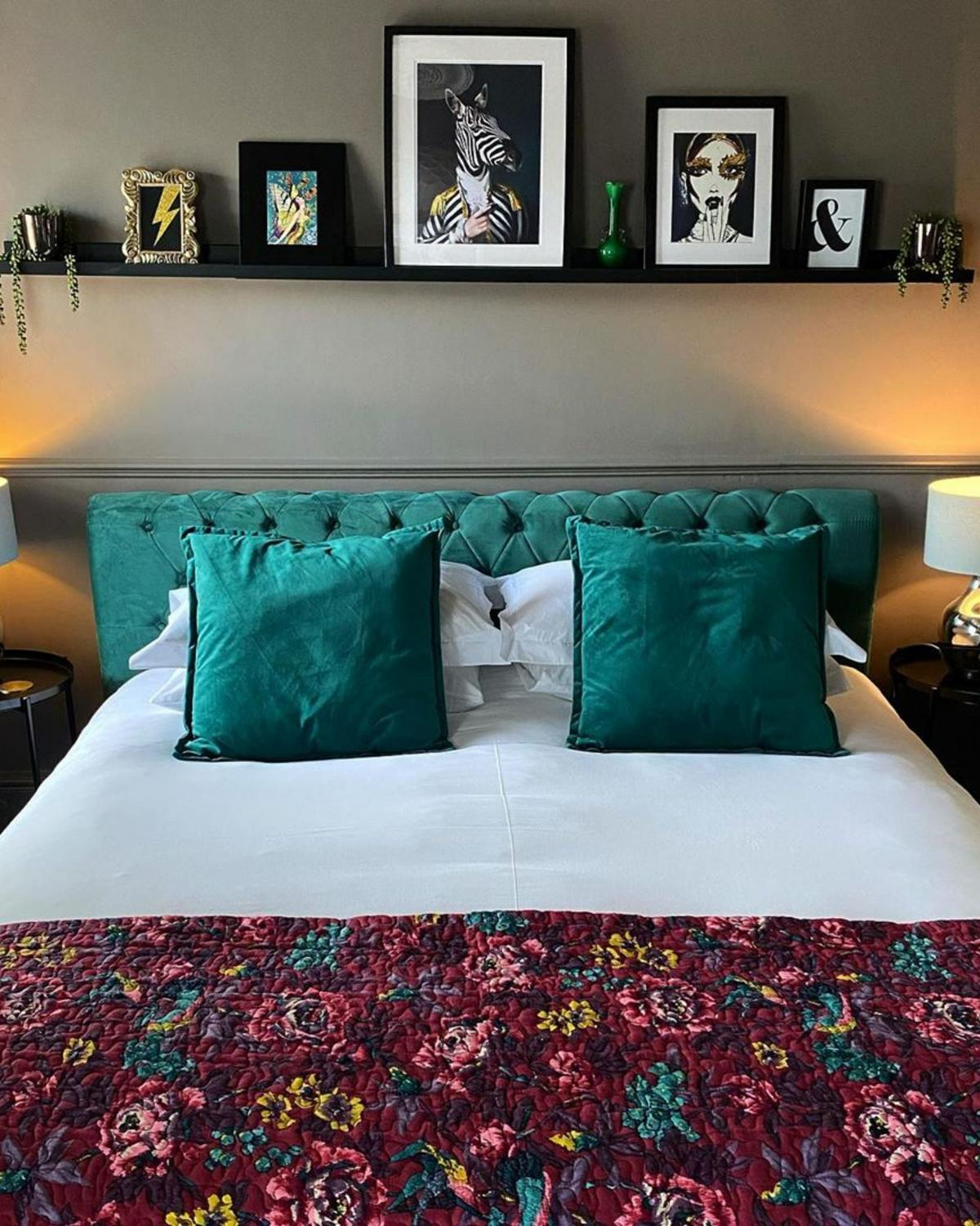 WASSERBETT 160/200cm Smaragdgrün Avallon - Grün, Textil (160/200cm) - Beliani
