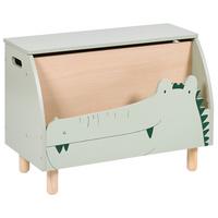 SPIELZEUGKISTE 44 cm Hellgrün Tilba - Hellgrün, Holzwerkstoff (60/44/30cm) - Beliani