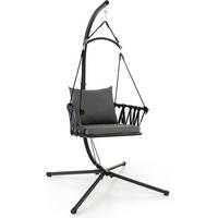 HÄNGESESSEL Grau - Grau, Metall (106/251/100cm) - COSTWAY