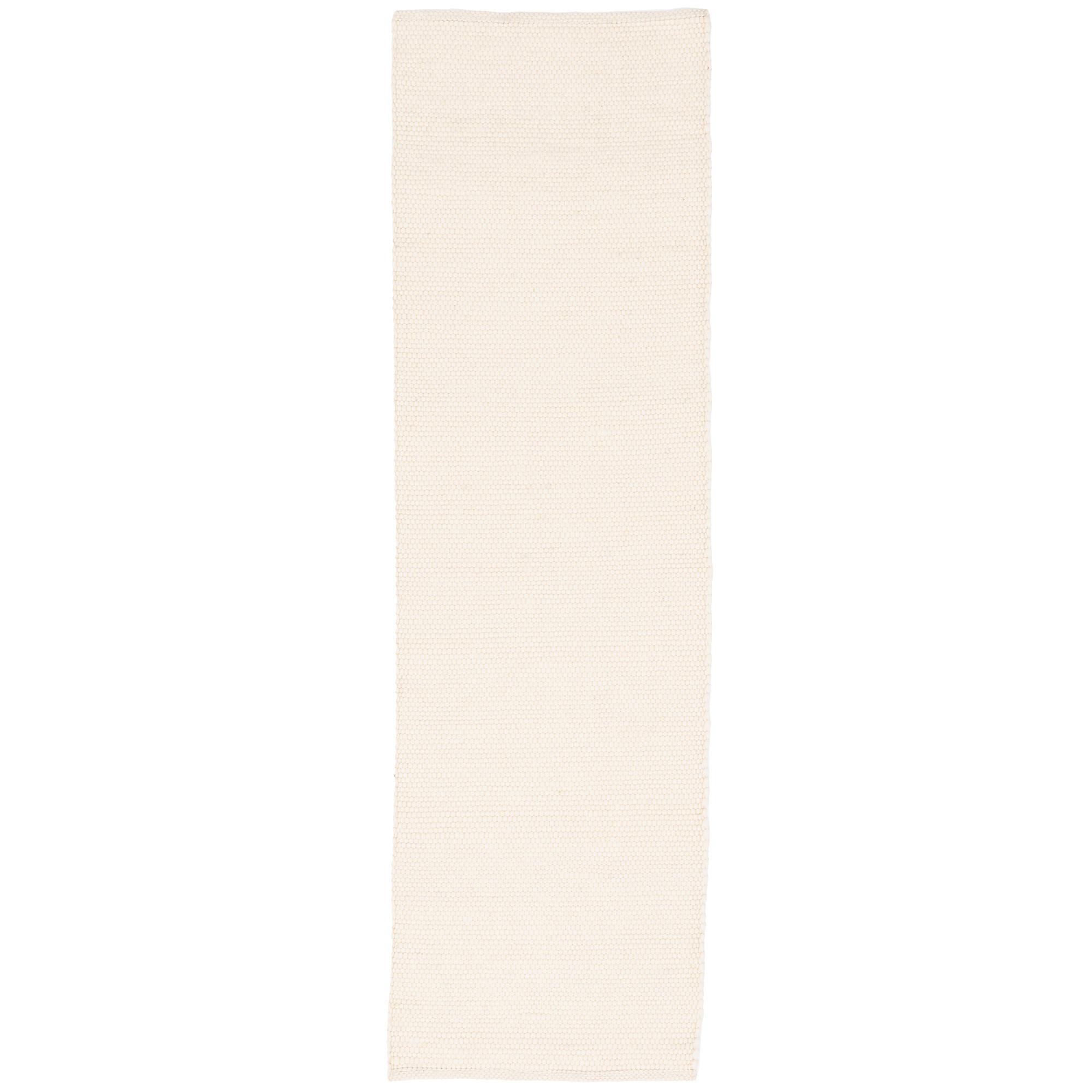 NATUR TEPPICH LÄUFER WOLLE ALASKA MELIERT - Ecru, Textil (90/160cm) - Pergamon