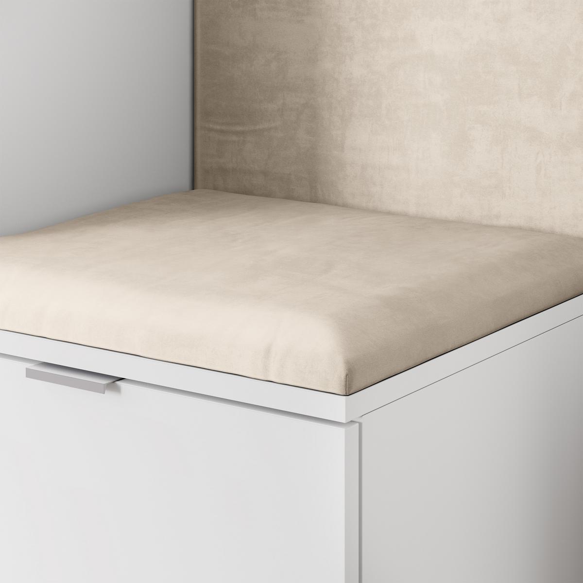 GARDEROBENSCHRANK LORI 95/181/51 cm Modern Weiß - Beige/Weiß, Holzwerkstoff (95/181/51cm) - MASSENO