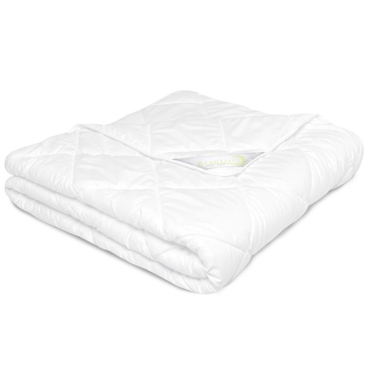 BETTDECKE BeauNuit SD 155x220cm Leicht (2tlg) - Weiß, Textil (155/220cm) - Beautissu 