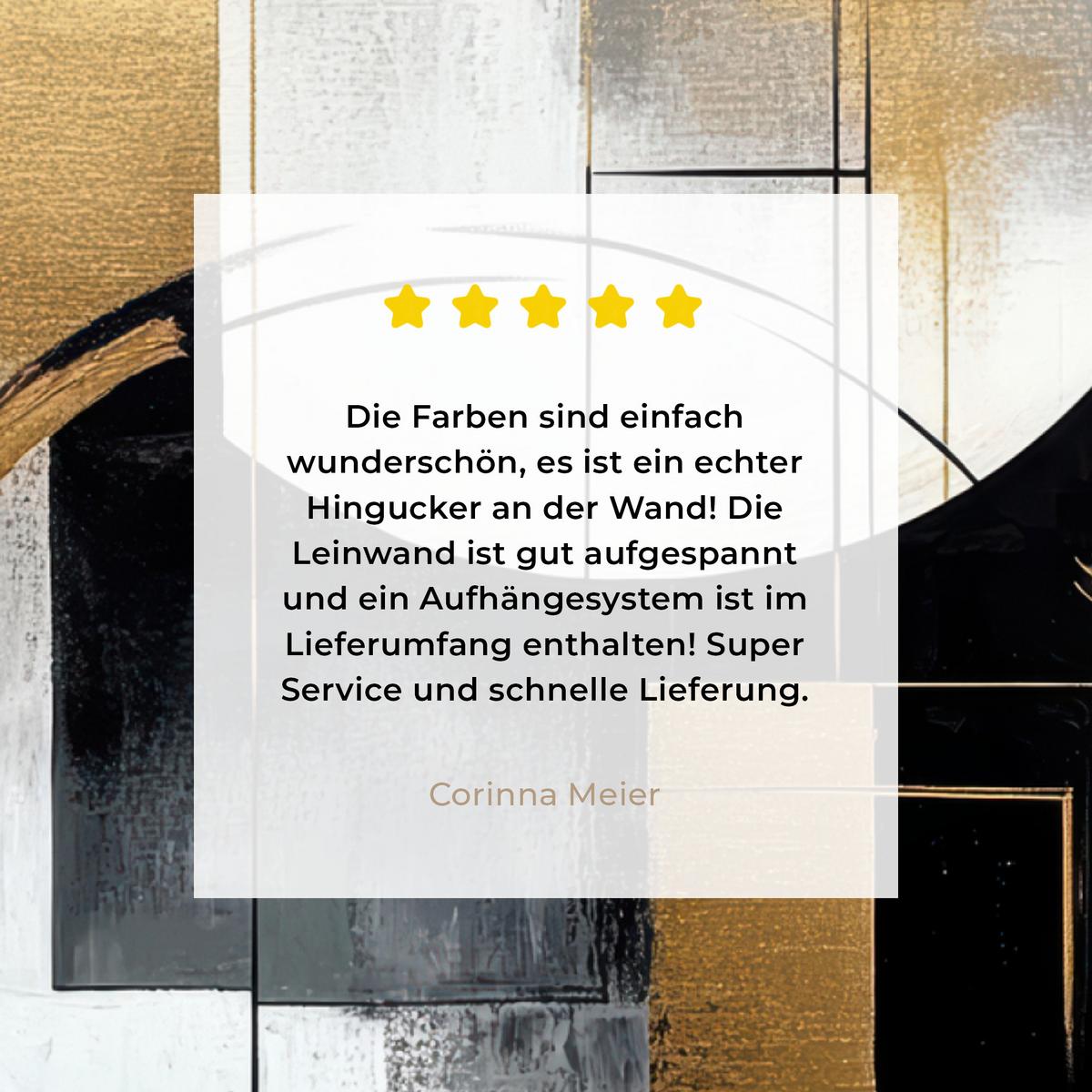 LEINWANDBILD Abstrakt - Gold - Silber - Formen - Ästhetik Room Decor 30x40 cm - Multicolor, Textil (30/40cm) - MuchoWow