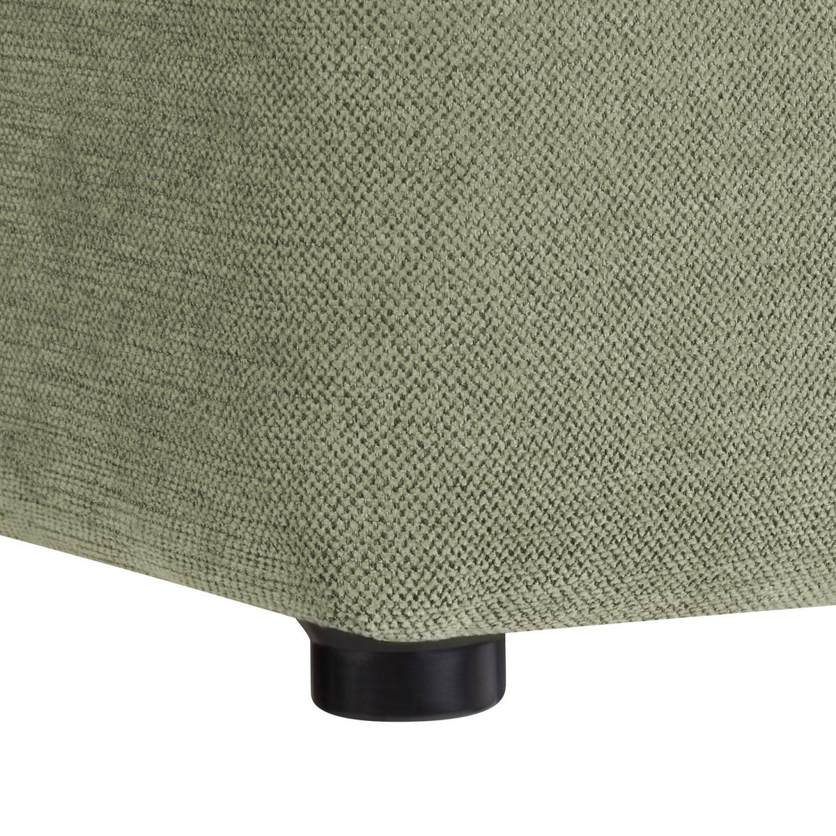 POUF Stoff Grün Kansas - Grün, Textil (38/39/38cm) - Beliani
