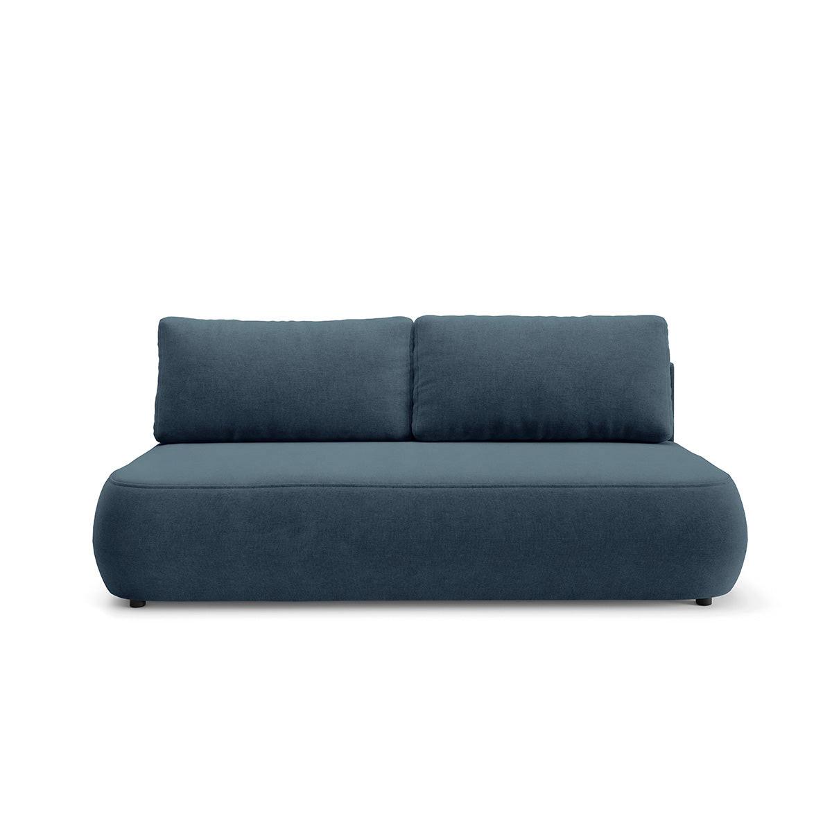 SOFA Antonio 3 Sitzplätze Blau - Blau, Holz (210/82/106cm) - Petits-meubles