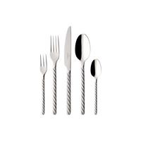 TAFELBESTECK Montauk silber 30-tlg. - Silberfarben, Metall - Villeroy & Boch