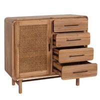 KOMMODE Braun - Braun, Holz (109/101/45cm) - MCW