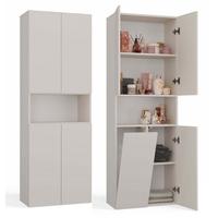 BADEZIMMERSCHRANK Kaschmir 60/174/30 - Kaschmir, Holzwerkstoff (60/174/30cm) - RAUMHIRSCH FURNITURE