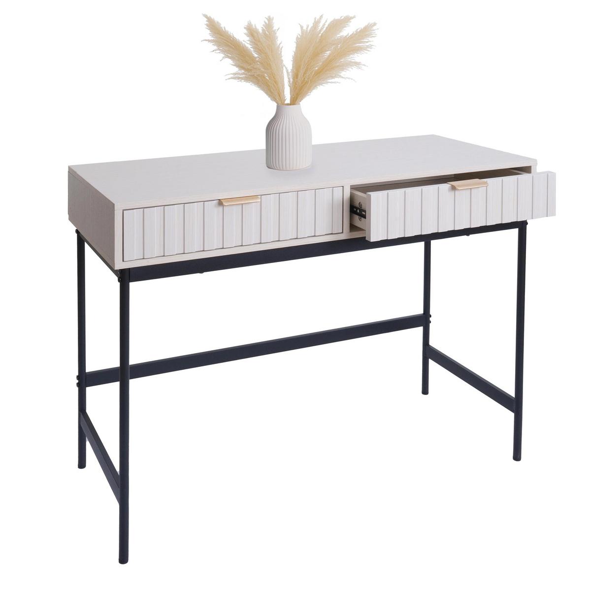 KONSOLENTISCH eckig Weiß - Weiß, Holzwerkstoff (40/100/85cm) - MCW